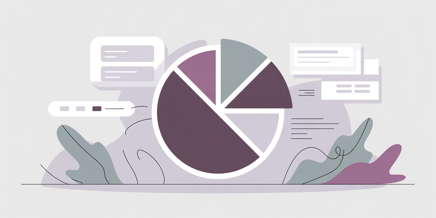 Analytics dashboard illustration showing charts and graphs representing data-driven insights